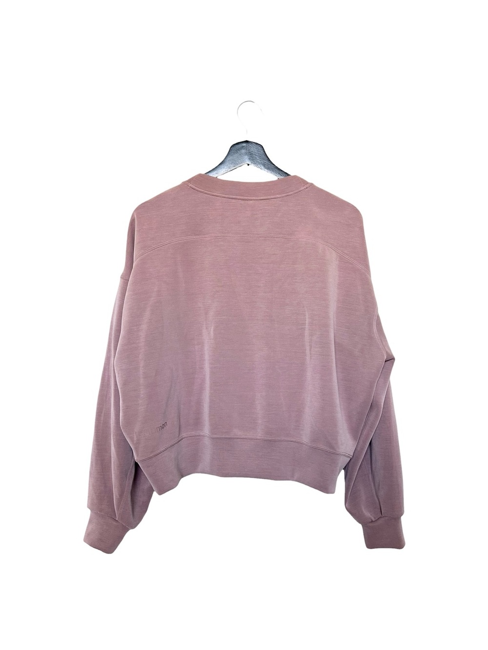 Lululemon Softstreme Perfectly Oversized Cropped Crew Twilight Rose Size 6 - Picture 4 of 5